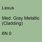 Preview: Lexus, Med. Gray Metallic (Cladding), 6N 0.